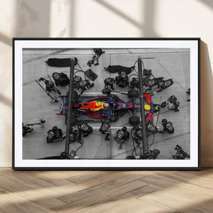 RedBull Formula 1 Canvas Wall Art Print