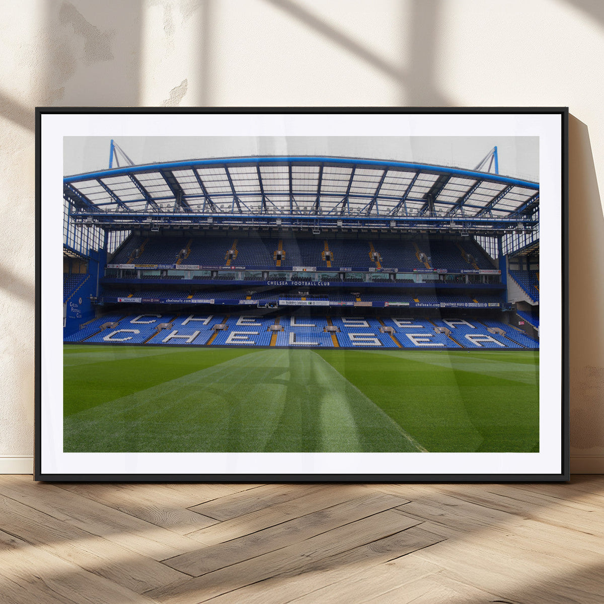 Chelsea FC Soccer Team Print - Stamford Bridge Stadium Wall