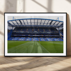 Chelsea FC Soccer Team Print - Stamford Bridge Stadium Wall
