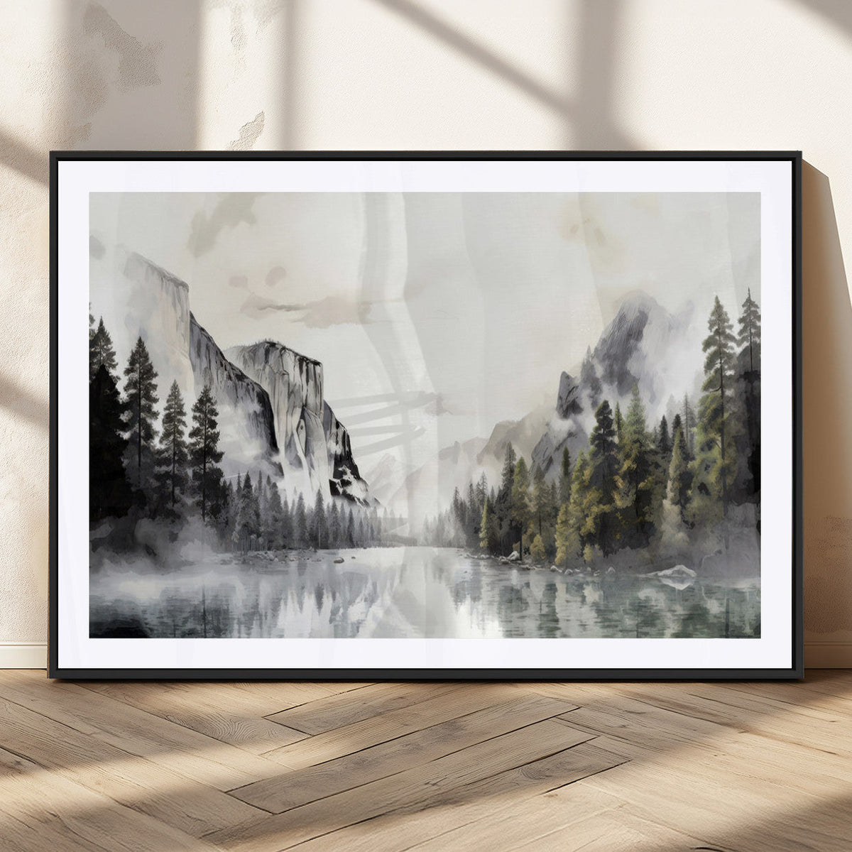 Yosemite Valley Wall Art Canvas Print – Framed and Ready to