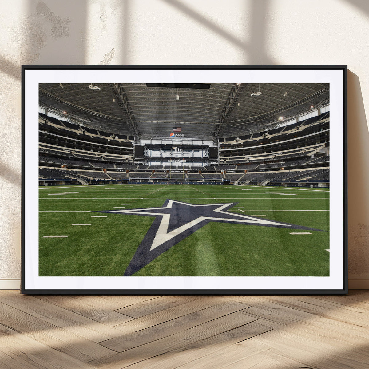 Dallas Cowboys Football Team Print - Arlington AT&T Stadium