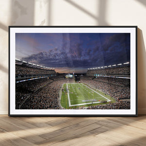 New England Patriots Football Team Print - Foxborough