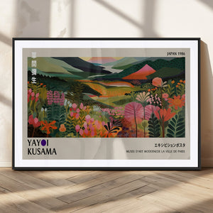 Yayoi Kusama Japan 1986 Wall Art Canvas Print – Vibrant
