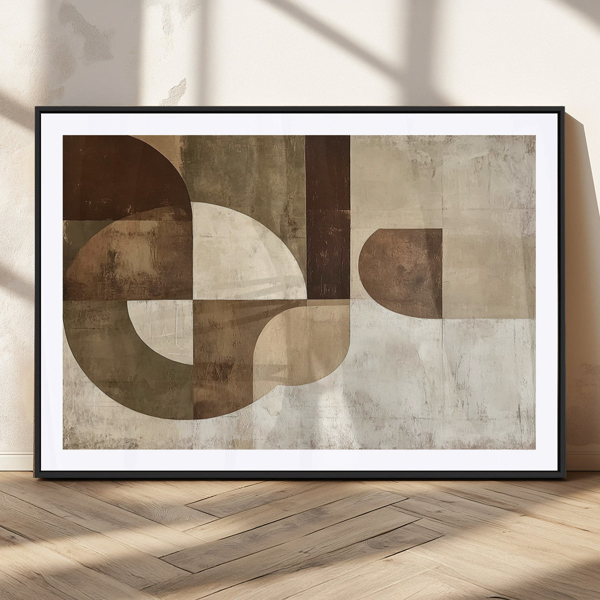 Wabi Sabi Geometric Wall Art | Abstract Modern Minimalist
