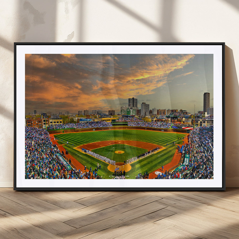 Chicago Wrigley Field Wall Art Canvas Print – Iconic