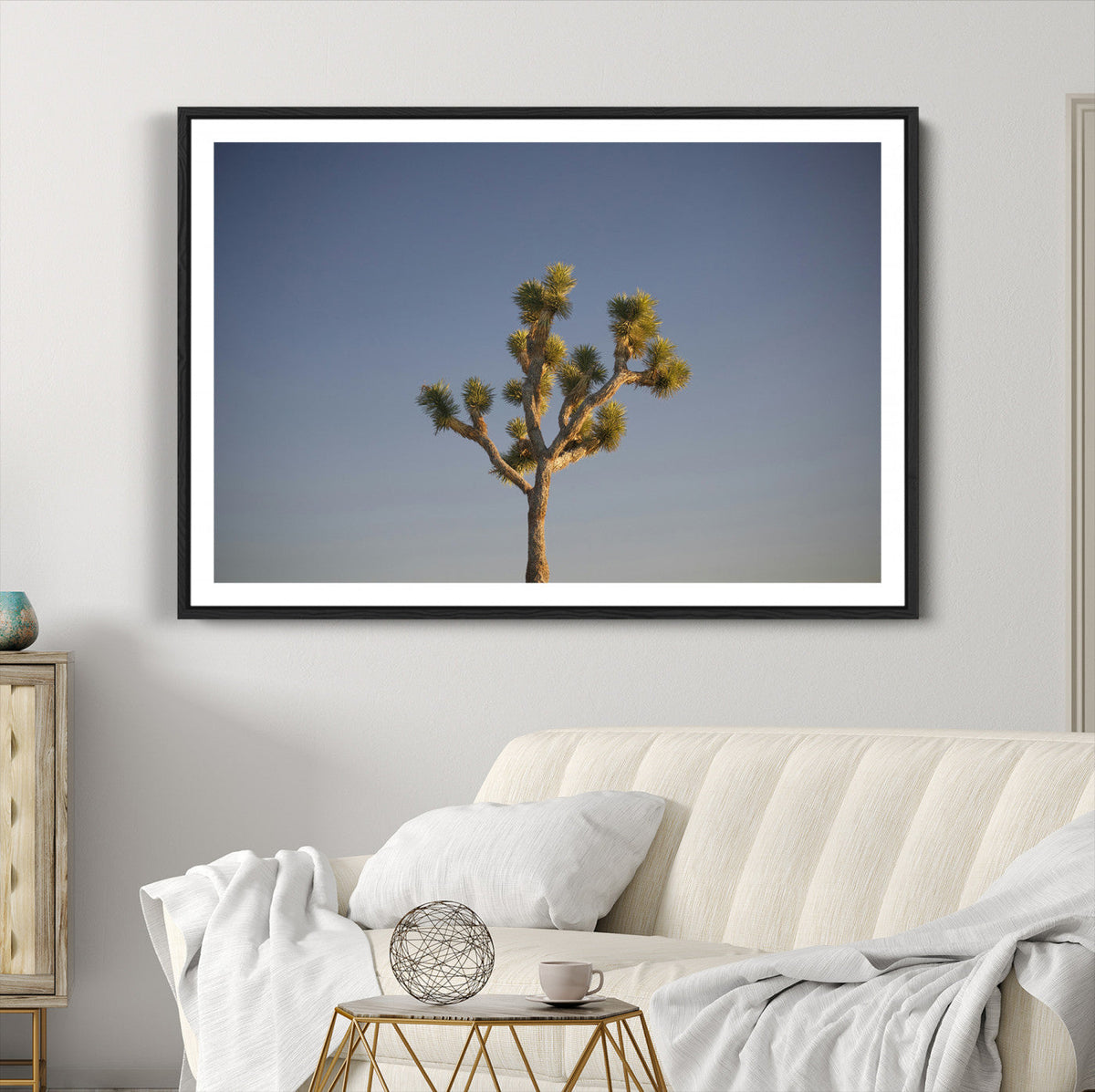 Joshua Tree Wall Art Canvas Print – Framed Southwestern
