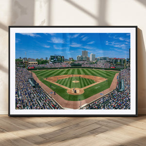 Wrigley Field Baseball Stadium Canvas Wall Art – Packed