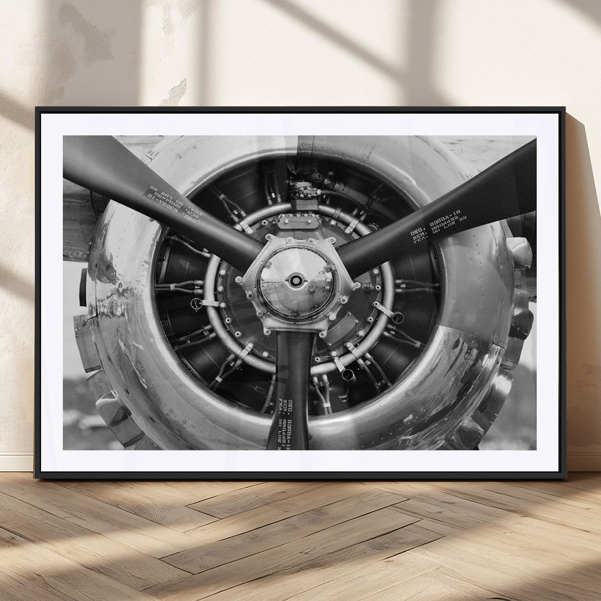 Vintage Airplane Wall Art Canvas Print