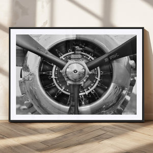 Vintage Airplane Wall Art Canvas Print