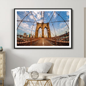 Brooklyn Bridge Manhattan Wall Art Canvas Print