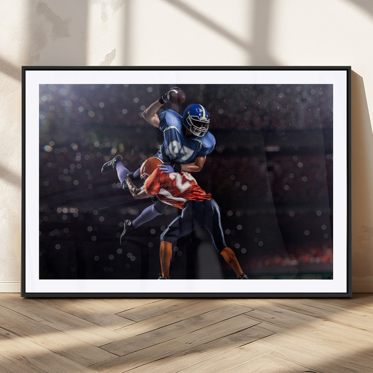 American Football Wall Art Canvas Print, Stadium Sport Wall