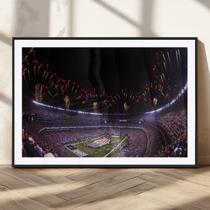 New York Giants Football Team Print - East Rutherford
