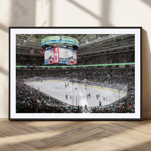 Sharks Arena Blackhawks Sharks Ice Hockey Stadium Wall Art