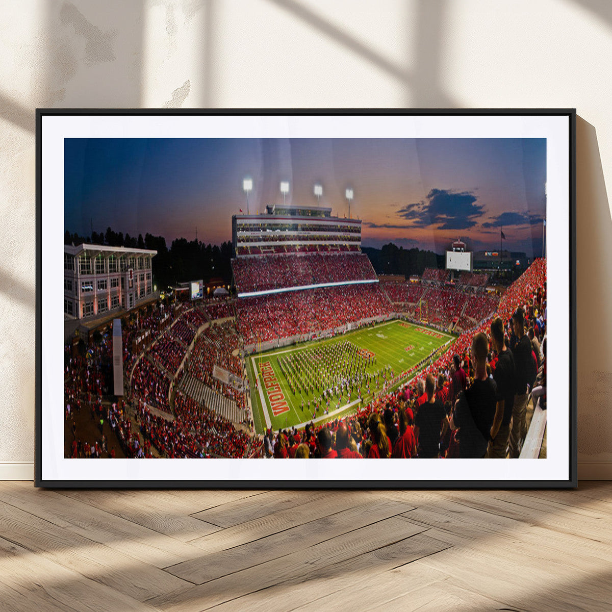 NC State Wolfpack Football Team Print - Raleigh