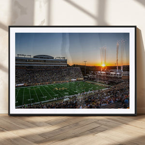 Demon Deacons Football Team Print Canvas- Winston-Salem