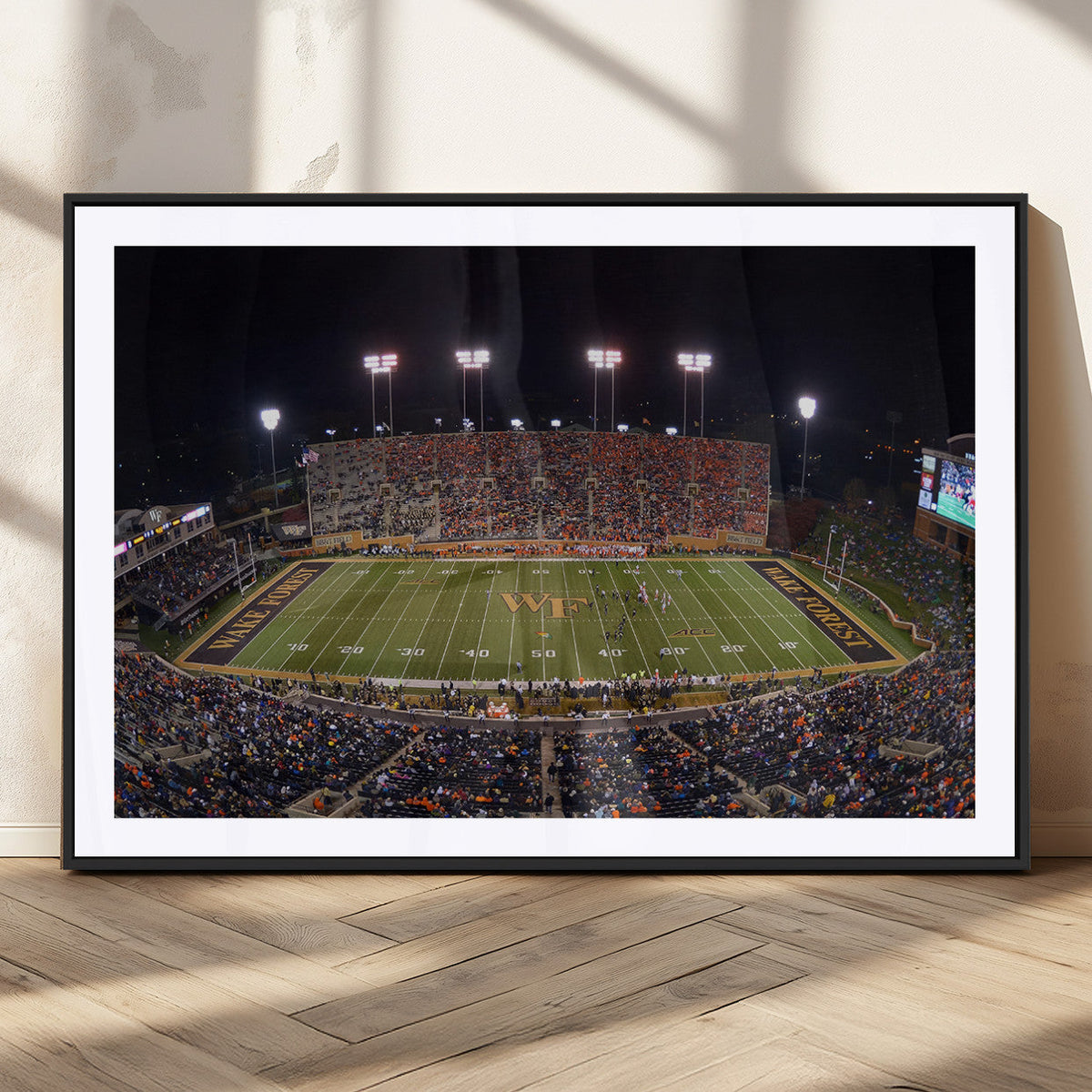 Demon Deacons Print Canvas, Football Team Print -