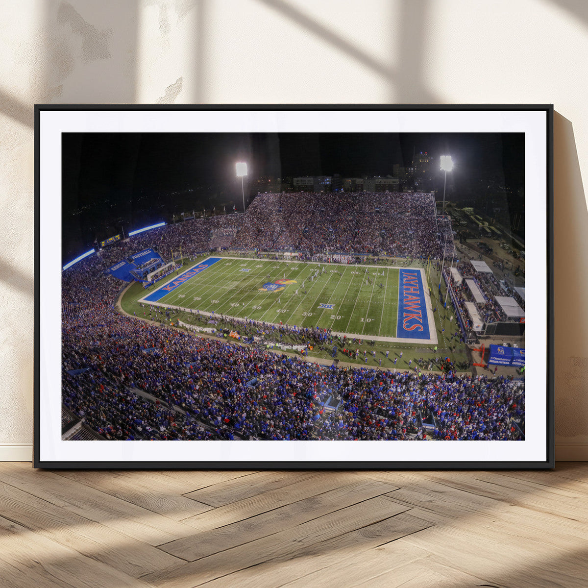 University of Kansas Jayhawks Football Team Print - Lawrence