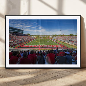 Ball State Cardinals Football Team Print - Muncie Scheumann