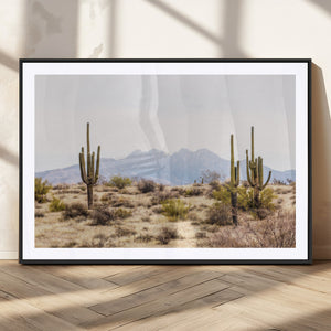 Arizona Desert Wall Art Print | Arizona Desert Canvas Print
