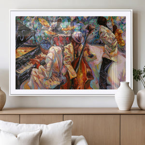 African American Jazz Art Music Abstract Wall Art Painting