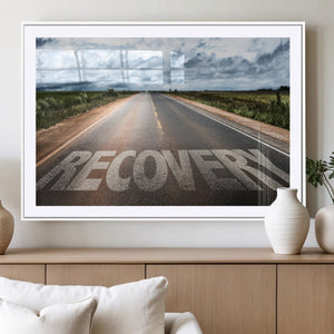 Recovery Road Wall Art Canvas Print