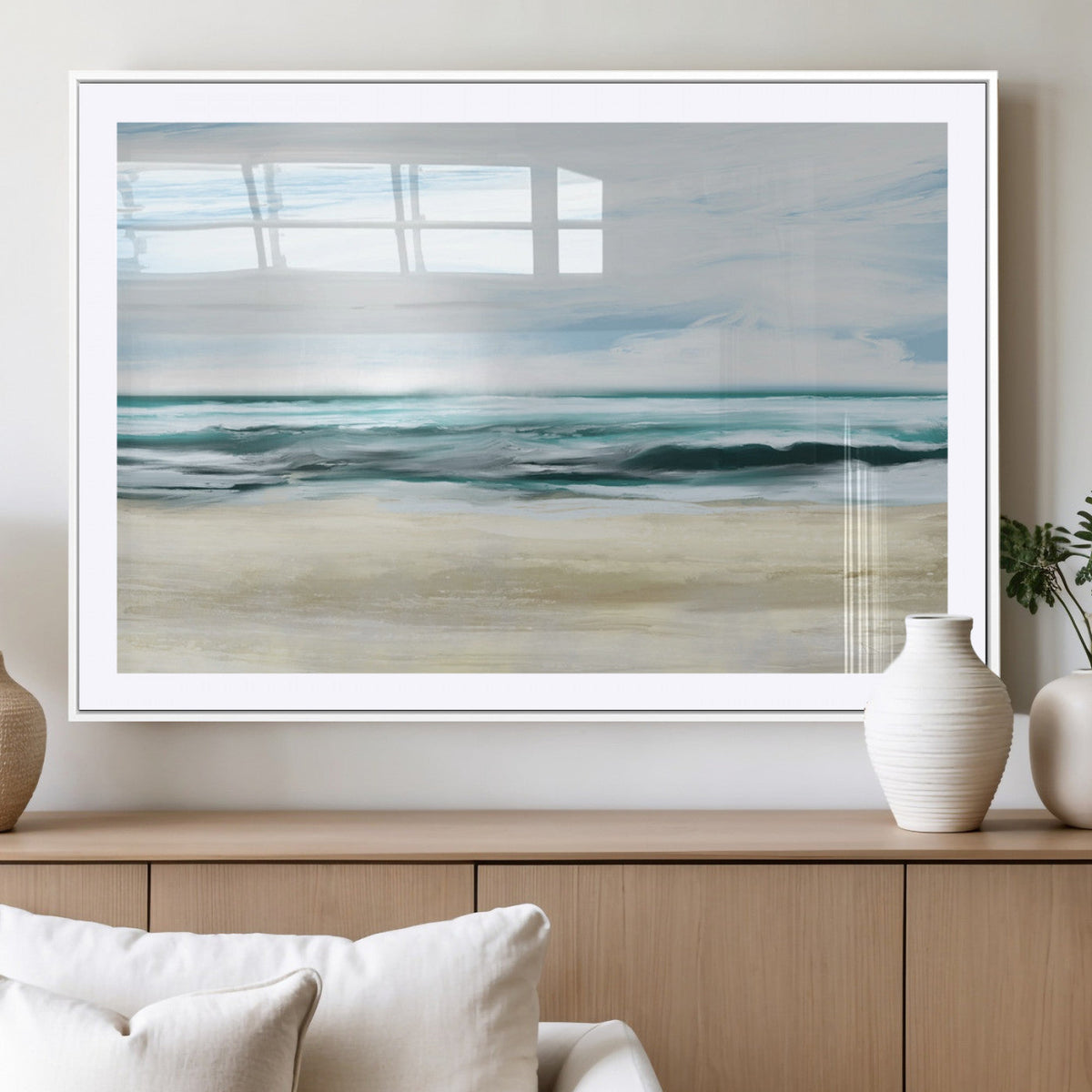 Ocean Abstract Wall Art Canvas Print