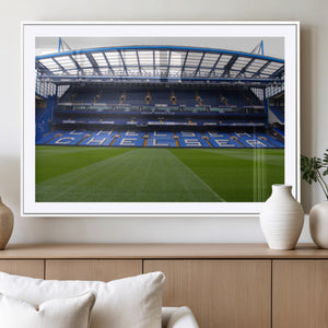 Chelsea FC Soccer Team Print - Stamford Bridge Stadium Wall