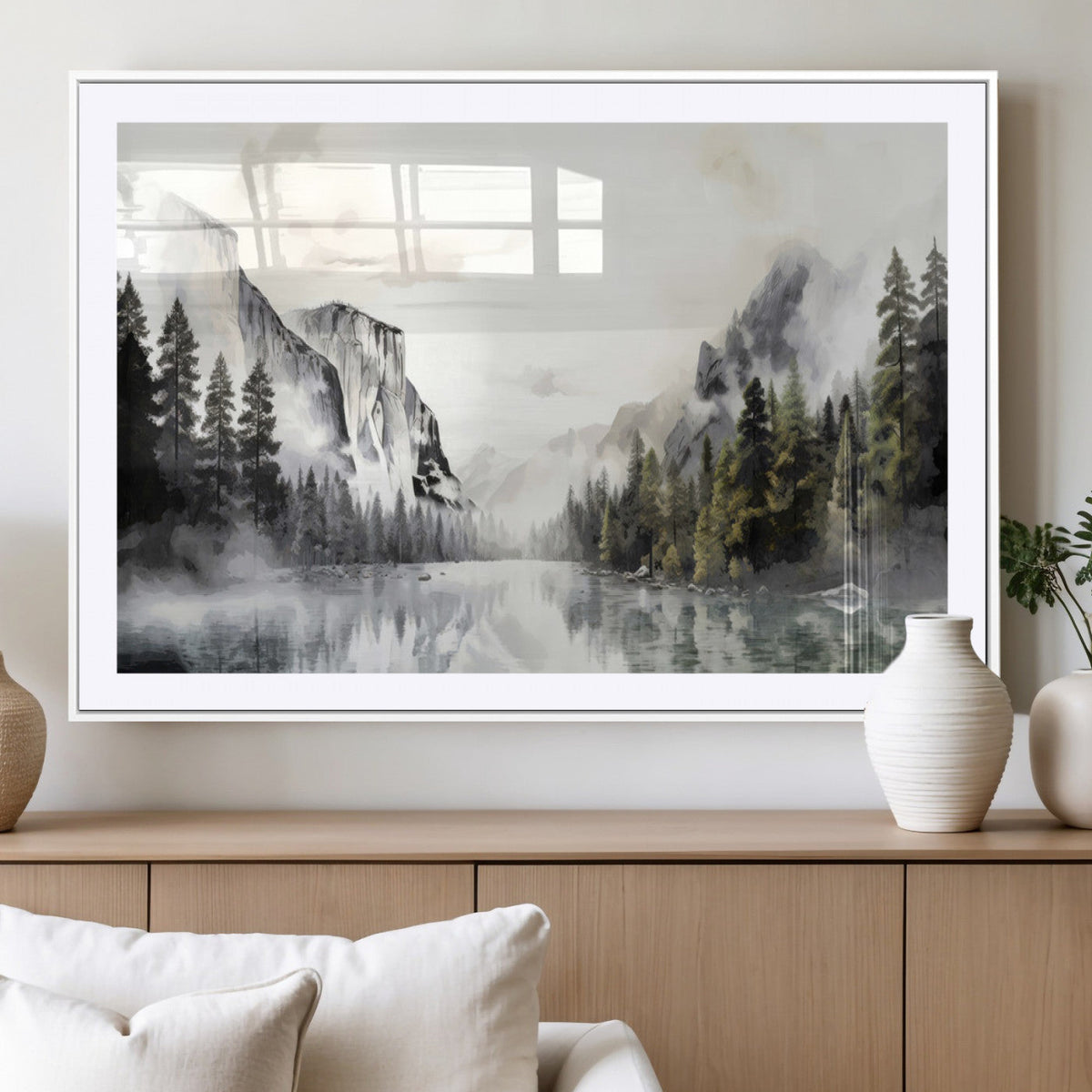 Yosemite Valley Wall Art Canvas Print – Framed and Ready to