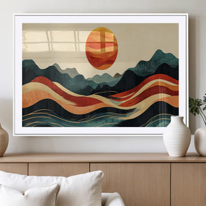 Mountain Triptych Wall Art Canvas Print – Western Nature