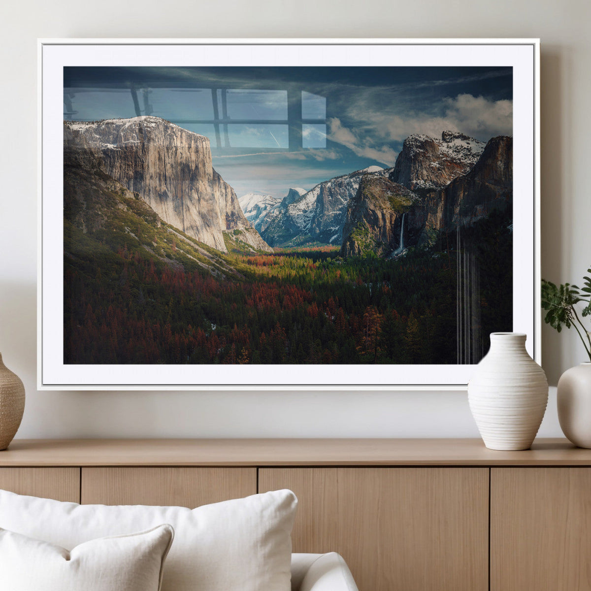 Yosemite National Wall Art Canvas Print – Framed Mountain