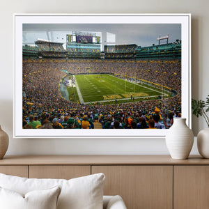 Green Bay Packers Lambeau Field Stadium Wall Art Canvas