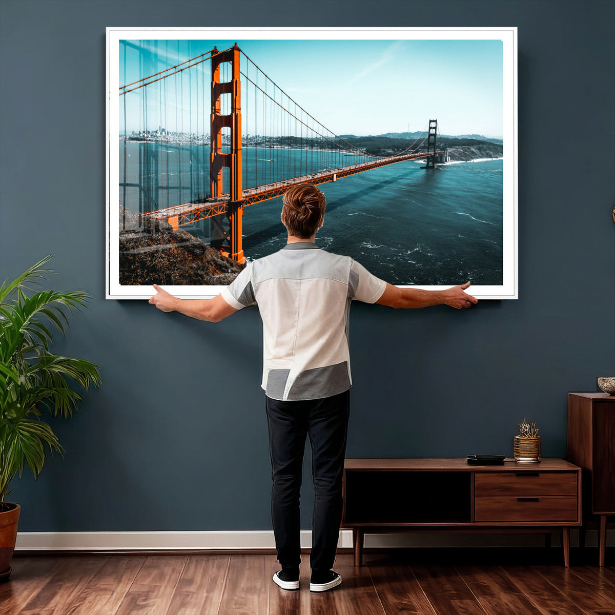 Golden Gate Bridge Wall Art Canvas Print – San Francisco