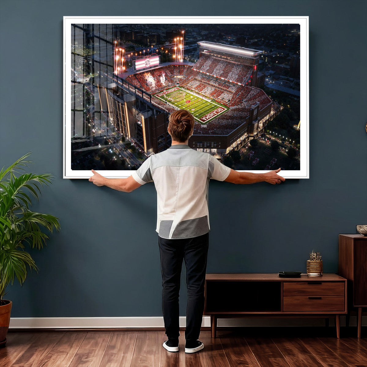 Oklahoma Memorial Stadium - Gaylord Memorial Stadium Wall