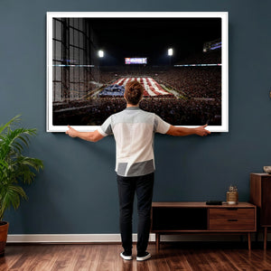 Oklahoma Memorial Stadium Wall Art Canvas Print – Oklahoma
