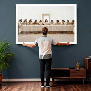 The Last Supper Wall Art Canvas Print, Jesus Christ Biblical