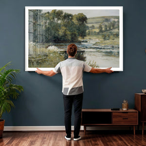 Streamside by Edward Mitchell Bannister Wall Art Canvas