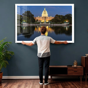 US Capitol Building Wall Art Canvas Print – Washington DC