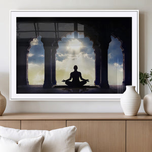 Women and Yoga Wall Art Canvas Print