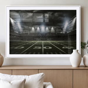 American Football Stadium Wall Art Canvas Print, Stadium