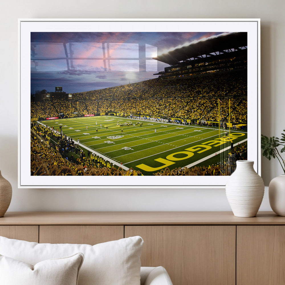 University of Oregon Ducks Football Team Print - Eugene