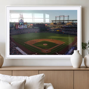 Colorado Rockies Coors Field Wall Art Canvas Print - MLB