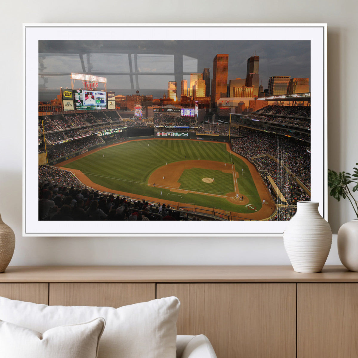 Minnesota Twins Baseball Team Print - Minneapolis Target