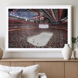 Barton Malow Little Caesars Arena Detroit Wall Art Canvas