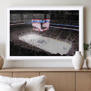 Rogers Place Edmonton Oilers Ice Hockey Stadium Wall Art,