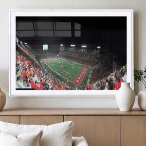 Houston Cougars Football Team Print - Houston TDECU Stadium