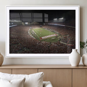 Wisconsin Badgers Football Team Print - Madison Camp Randall
