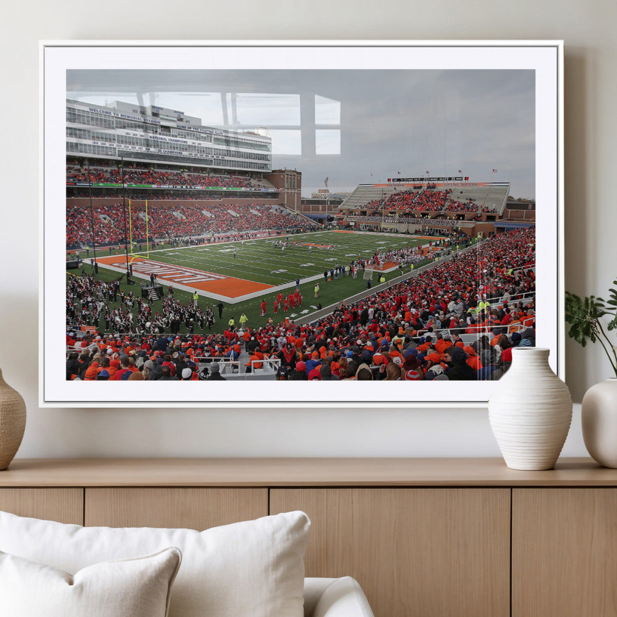 University of Illinois Fighting Illini Football Team Print -