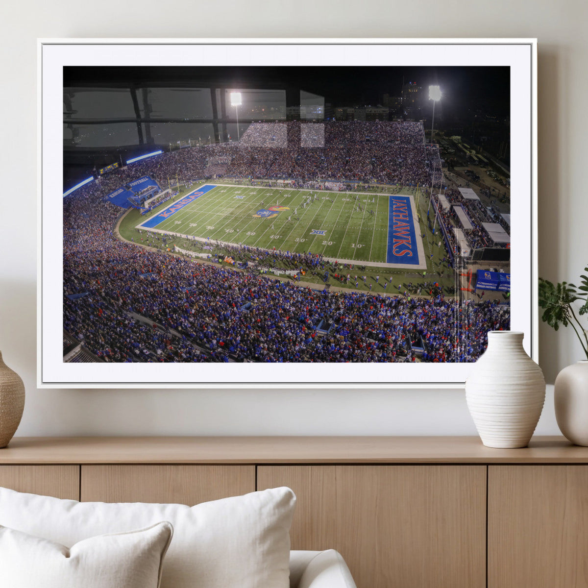 University of Kansas Jayhawks Football Team Print - Lawrence