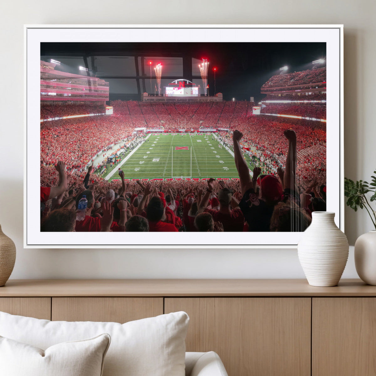 University of Nebraska Cornhuskers Football Team Print -