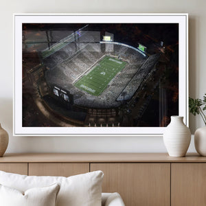 Michigan State Spartans Football Team Print - East Lansing